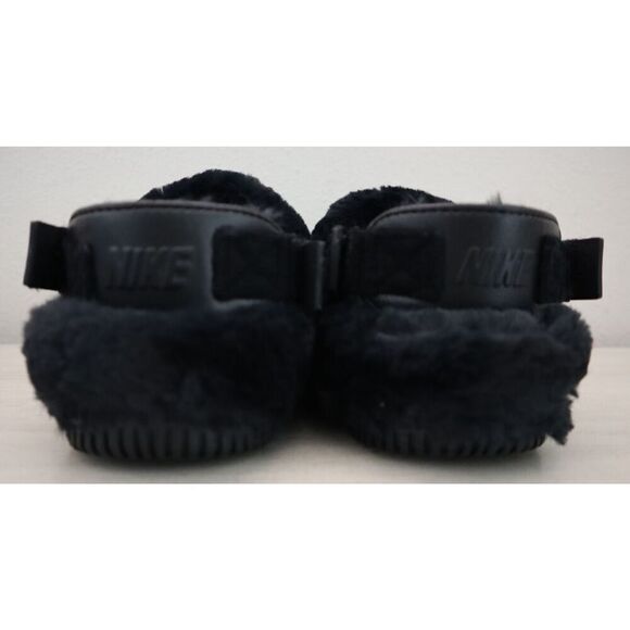 Nike FZ3119-001 Women's Sz 10 Black Calm Mule SE Faux Shearling Sandals - Picture 3 of 14